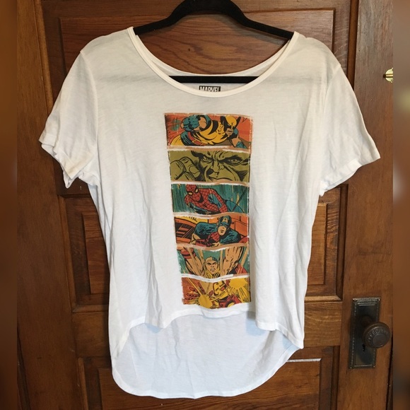 White Avengers Tee