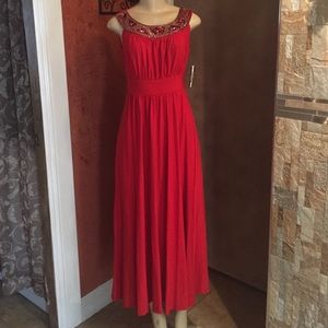 Red Maxi Summer Dress