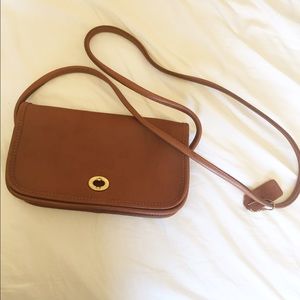 Tanned Cowhide Coach Purse