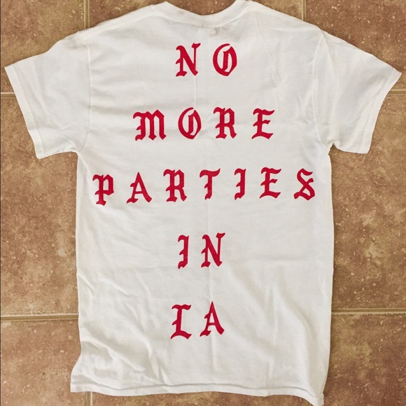 No More Parties in LA Shirt Kanye West Yeezy Pablo