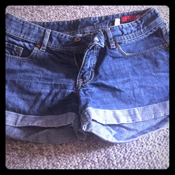 Express jean shorts