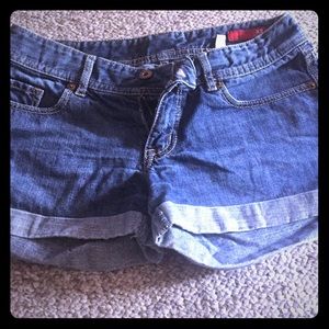 Express jean shorts