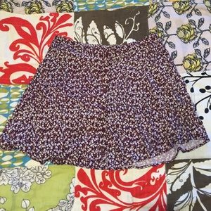 Lush floral mini skirt S.