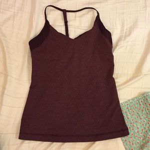 Maroon lululemon tank