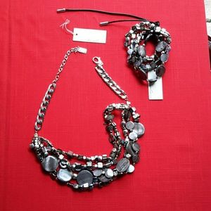 Kenneth Cole dressy necklace set