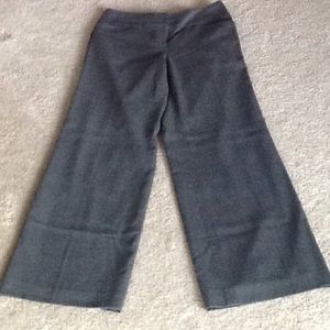 Gray wool dress pants