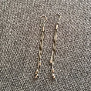 Real silver triple strand earrings from Australia