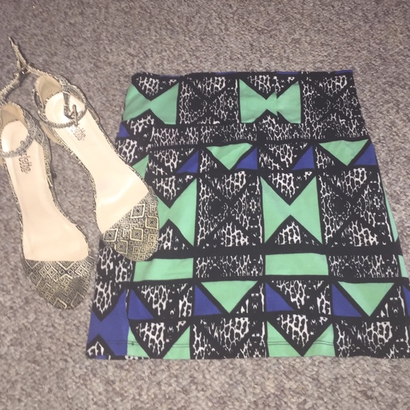 Charlotte Russe skirt and shoe combo