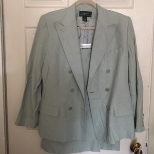 Lauren-Ralph Lauren Suit 55%Silk/45%Linen Sz 12