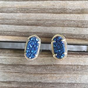Kendra Scott Ellie blue drusy