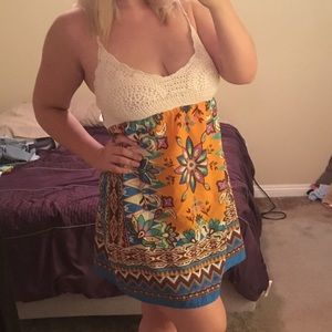 Crochet Top Dress