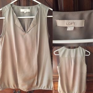 LOFT sleeveless blouse