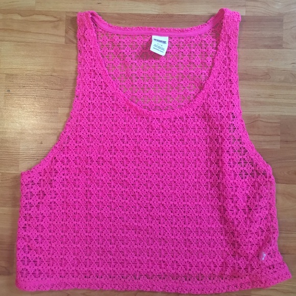 PINK brand Crochet Tank Top