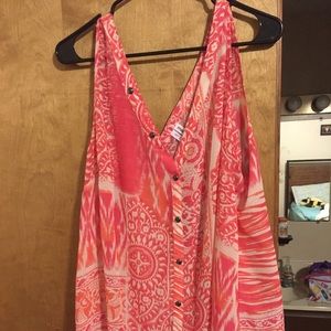 Warm colored hi low tank SZ 2 Maurices