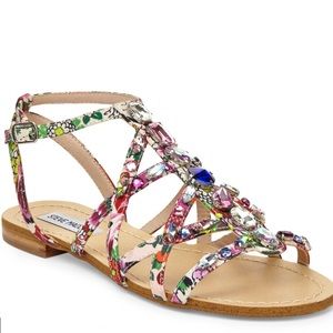 Steve Madden Blazzzed Jeweled Flat Sandal