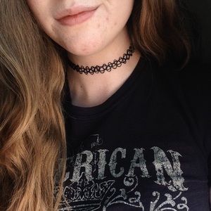 90's Black Choker Necklace