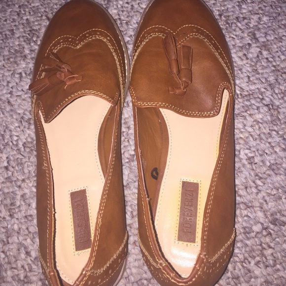 Tan loafers