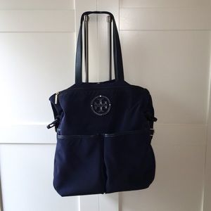 Navy Tory Burch Diaper Bag