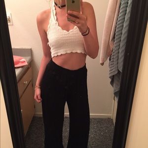 Cozy Black Highwaisted Pants