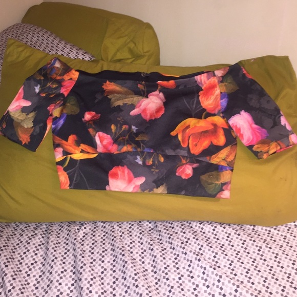 Floral Crop Top from H&M WORN ONCE