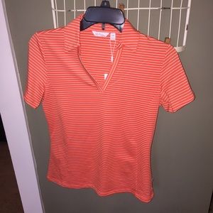 NWT Lady Hagen Orange Golf Shirt. Size XS