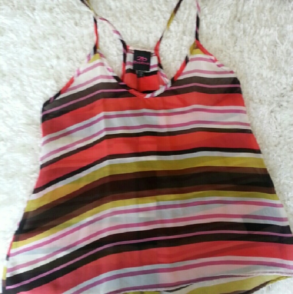 2b Bebe Tops - Stripped Color Blouse