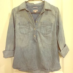 Merona Chambray Top