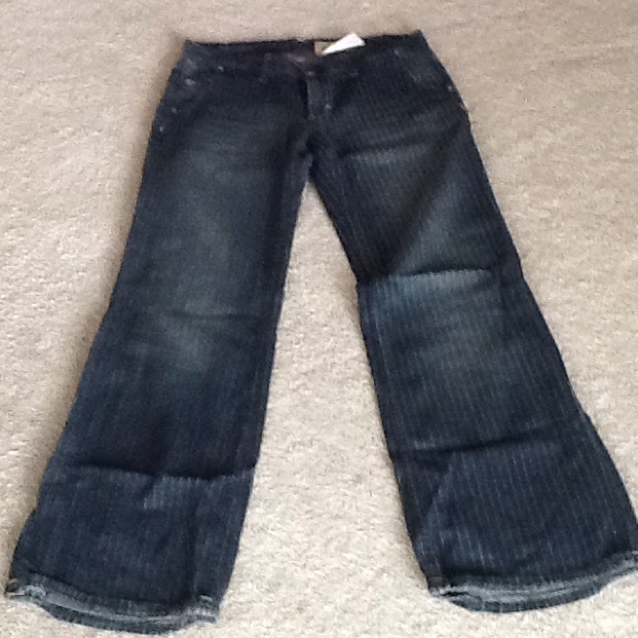 Denim pinstripe