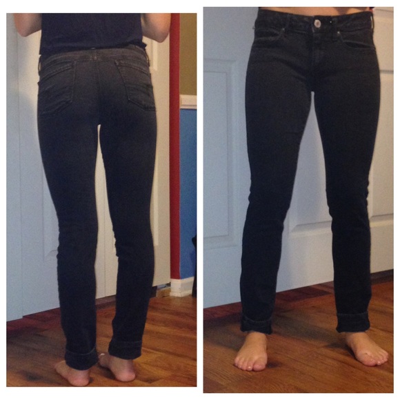 Black American Eagle Outfitters Skinny Jeans