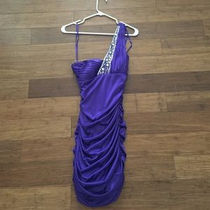 Purple prom dress