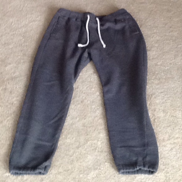 Gray sweatpants