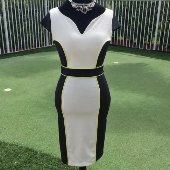 🎉HP!!🎉 Sexy Color Block Dress - Picture 1 of 2