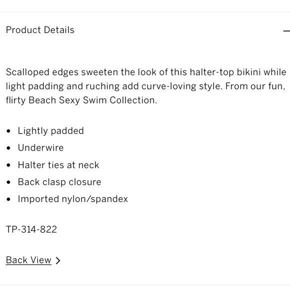 🔥👙The Getaway Halter Top 34C VS - Picture 4 of 4