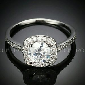 cubic zirconia diamond ring