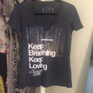 Glamour Kills "Keep Breathing Keep Loving" t-shirt