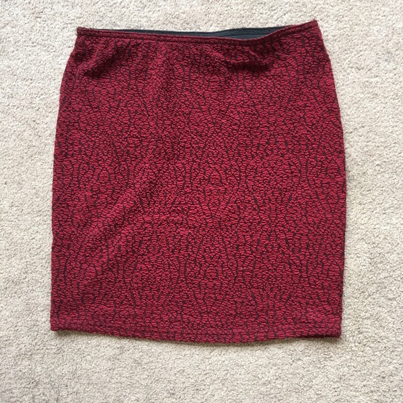 Red Mini Skirt - Picture 1 of 2