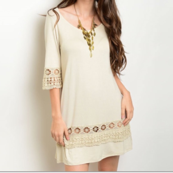5-Star Rated! Last Medium- Boho Crochet Dress - Picture 2 of 4