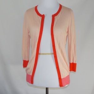 Loft orange pink sweater