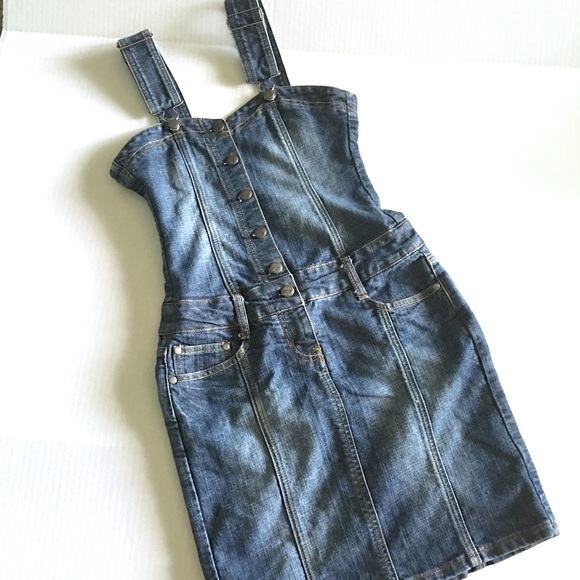 Hint Jeans Dresses & Skirts - ❌SOLD❌ Sexy Denim Overall Dress H1