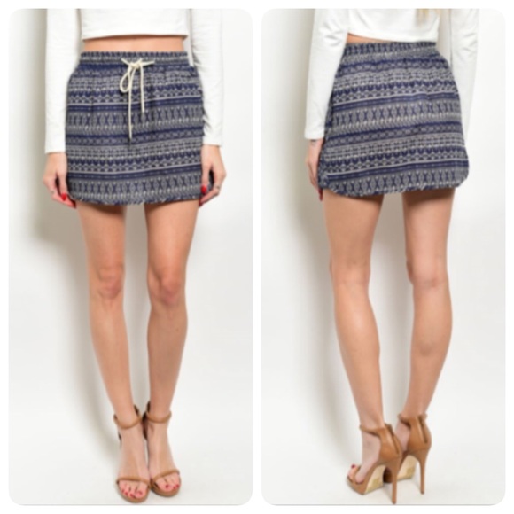 Dresses & Skirts - Tribal Mini Skirt