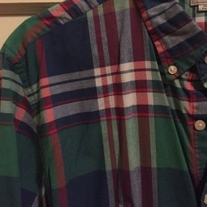 J Crew Men's Summer Plaid Shirt