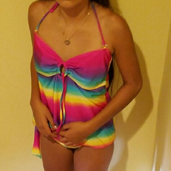 Rainbow swimsuit