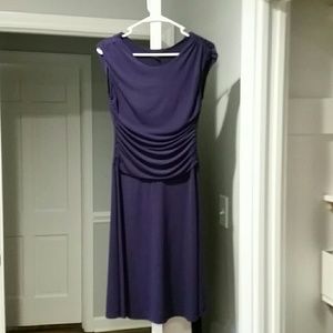 Purple work dress