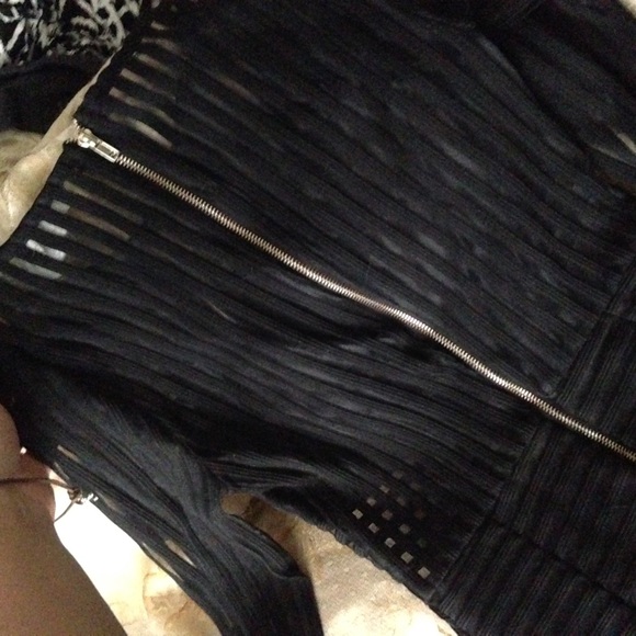 💥Tight black mesh dress - Picture 2 of 4