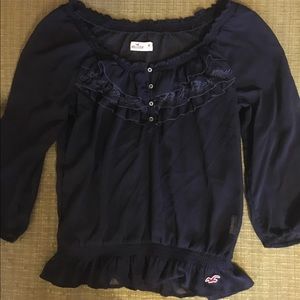 Hollister sheer top