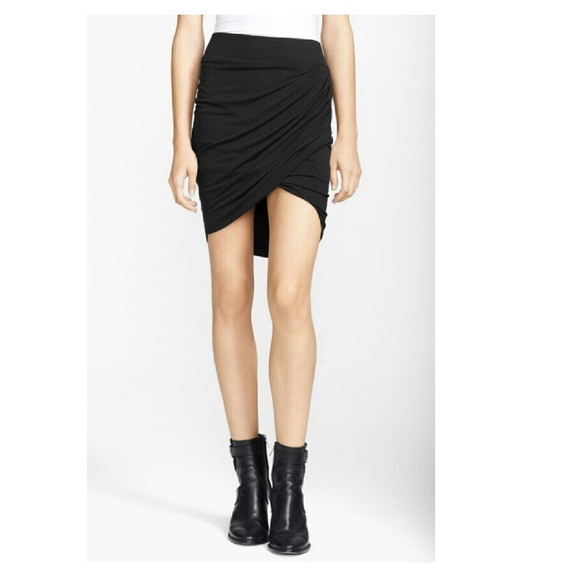 Helmut Lang Dresses & Skirts - 💥FINAL!💥 Helmut Lang Draped Bodycon Jersey Skirt