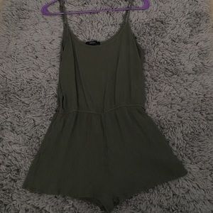 Olive Green Romper