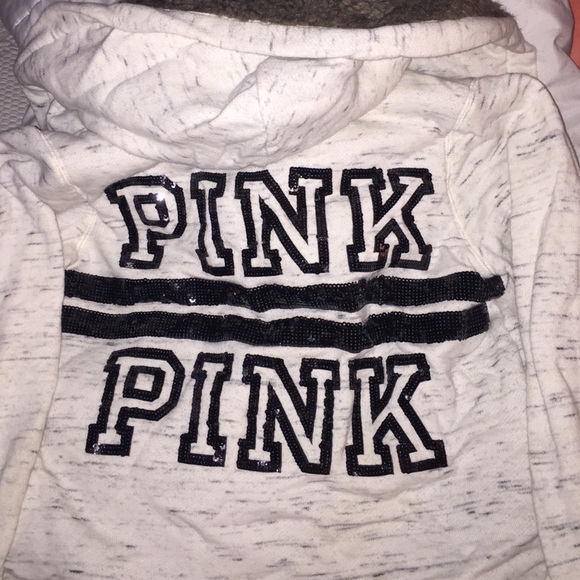 PINK VS furry thick sweater