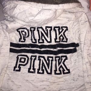 PINK VS furry thick sweater