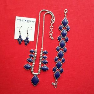 Lucky Brand three piece jewelry set